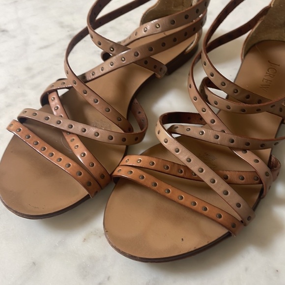J Crew Leather Gladiator Sandals - Picture 9 of 13